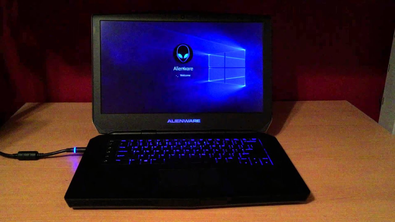 alienware laptop windows 7